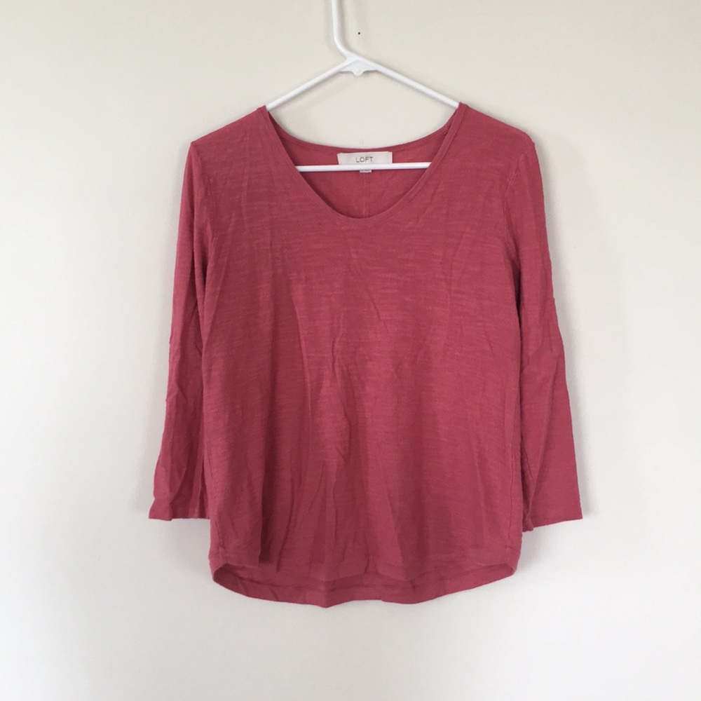 Loft coral sweater